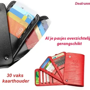 Kaarthouder voor 30 Pasjes Veilig je Pasjes Opbergen
