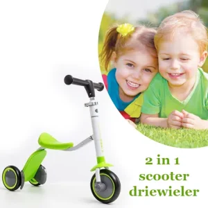 2-in-1 Step en Driewieler Scooter Junior