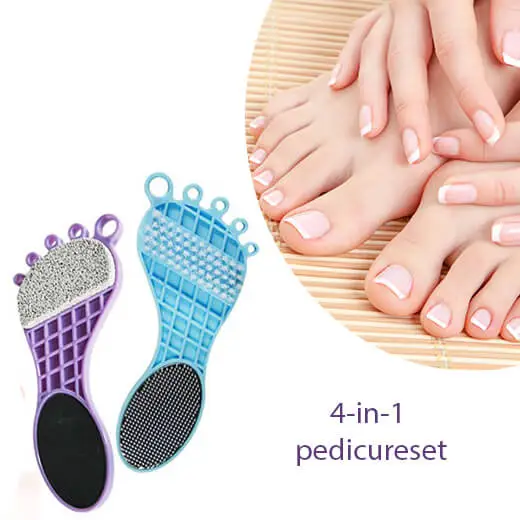 Verzorg en behandel je voeten met de 4-in-1 pedicureset - Afbeelding 2