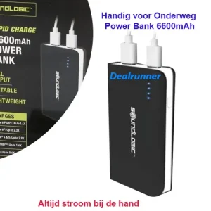 Handig voor Onderweg Power Bank 6600mAh