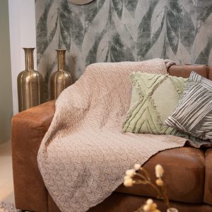 Haakpatroon - Winterdeken in bladmotief