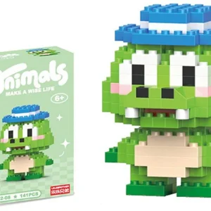 Bouwblokjesset met krokodil