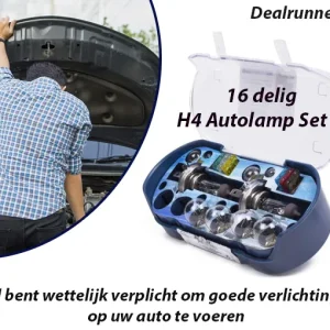 16-delig H4 Lampenset