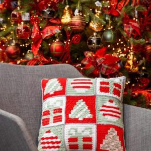 Haakpatroon - Kerstkussen Kieran