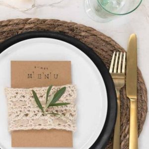 Haakpatroon - Feestelijke tafel met servetringen