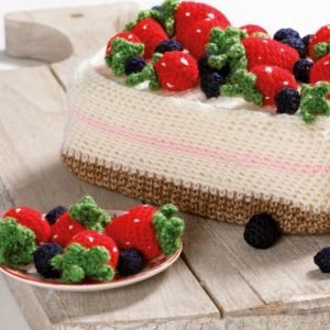 Haakpatroon - Aardbeientaart