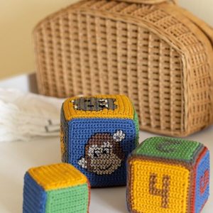 Haakpatroon - Dieren en getallenblokken