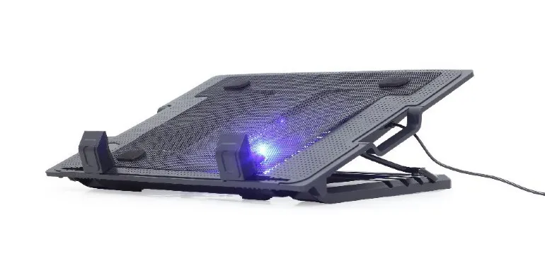 Notebookstandaard verstelbaar met koeling 17” - Afbeelding 5
