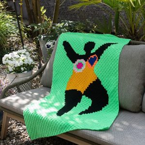 Dikke Dame plaid corner to corner