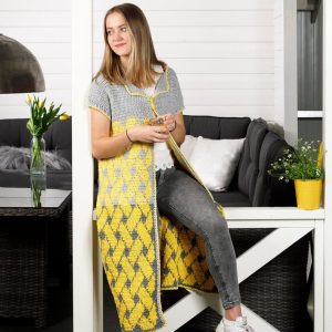 Haakpatroon - Crossover vest tapestry