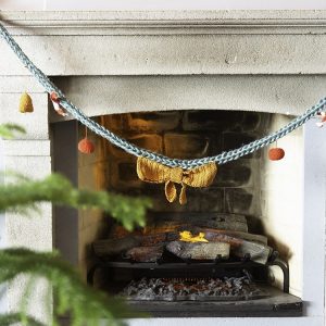 2x Feestelijke slinger