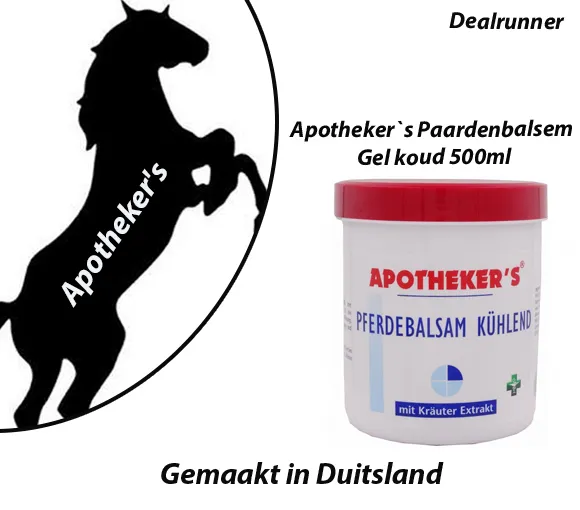 2-Potten Apotheker`s Paardenbalsem Gel koud 500ml - Afbeelding 2