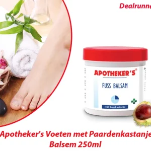 2-Potten Apotheker’s Voeten met Paardenkastanje Balsem 250ml