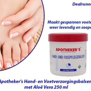 2-Potten Apotheker’s Hand- en Voetverzorgingsbalsem met Aloë Vera 250 ml