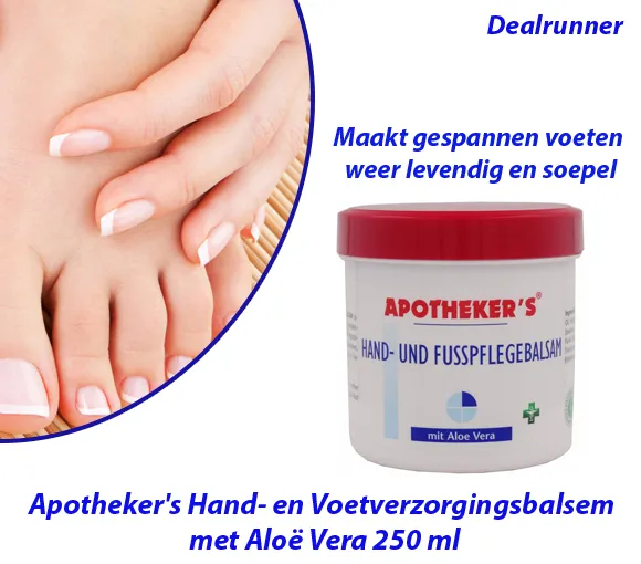 2-Potten Apotheker’s Hand- en Voetverzorgingsbalsem met Aloë Vera 250 ml