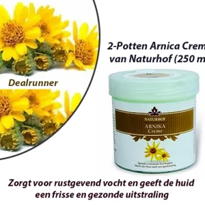 2-Potten Arnica Creme van Naturhof (250 ml)