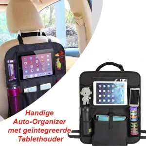 Handige Auto-Organizer met geïntegreerde Tablethouder