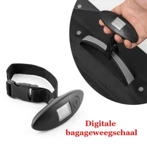 Geen overbagage meer met de digitale bagageweegschaal