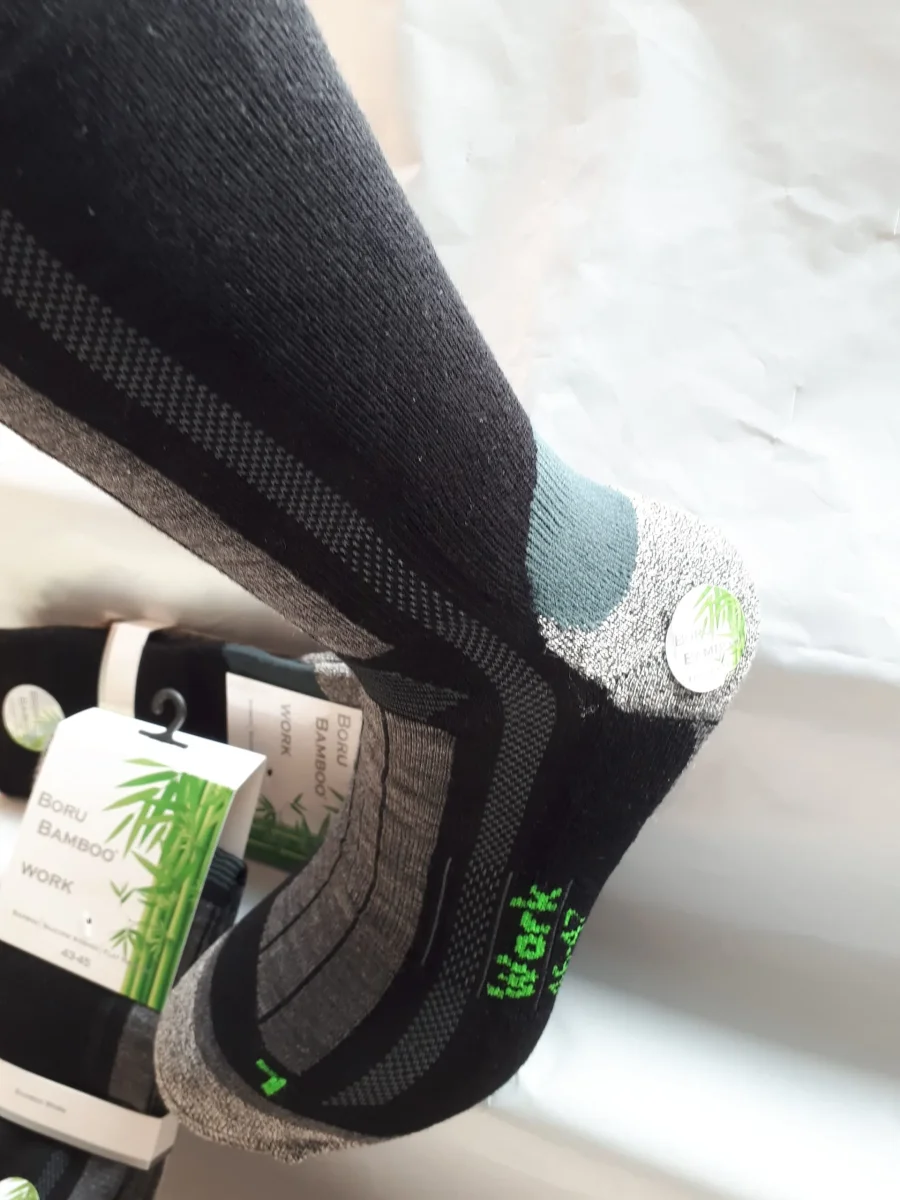 3-Paar Antibacterieel Bamboe werksokken - Afbeelding 5