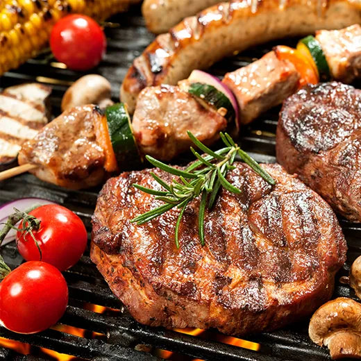 Compact Houtskoolbarbecue 34 x 22,5 x 22 cm – Staal - Afbeelding 5