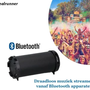 Draagbare Bluetooth luidspreker met oplaadbare