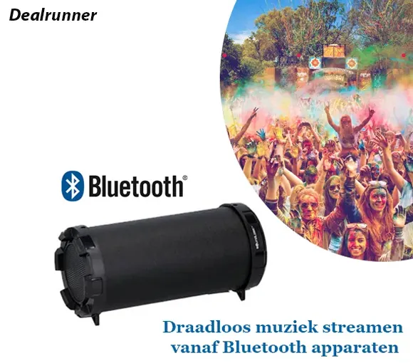 Draagbare Bluetooth luidspreker met oplaadbare - Afbeelding 2