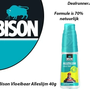 Bison Vloeibaar Alleslijm 40g Formule is 70% Natuurlijk
