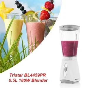 Tristar BL4459PR 0.5L 180W Blender Wit Grijs