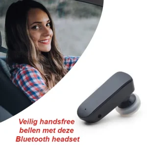 Veilig handsfree bellen met deze Bluetooth headset