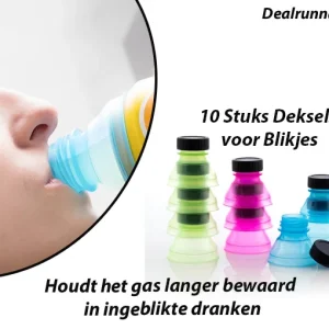 10 Stuks Deksels voor Blikjes