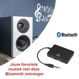 Jouw favoriete muziek met deze Bluetooth ontvanger