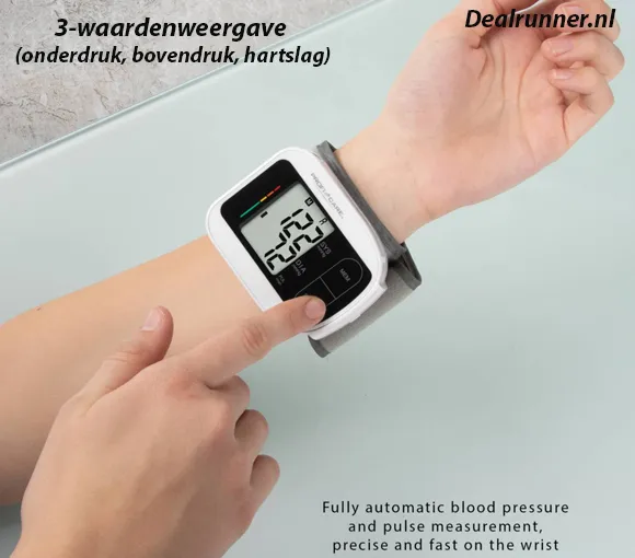 Volledig Automatische Bloeddruk- en Polsmeting Nauwkeurig en Snel - Afbeelding 3