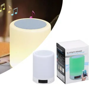 Bluetooth touch lamp met speaker en digitale klok