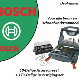 50-Delige Accessoireset + 173-Delige Bevestigingsset