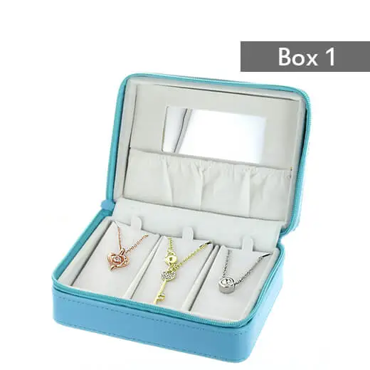 3 verschillende Luxe Vivaldi Sieradendozen (met inhoud) - Afbeelding 4