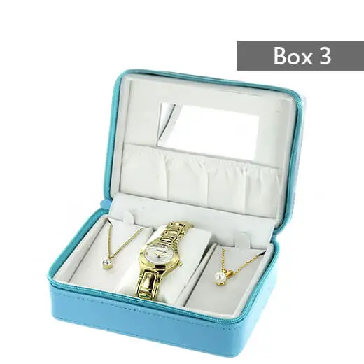 3 verschillende Luxe Vivaldi Sieradendozen (met inhoud) - Afbeelding 6