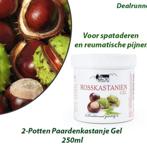 2-Potten Paardenkastanje Gel 250ml