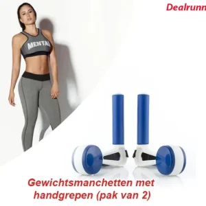 Blijf in vorm met de gewichtsmanchetten met handgrepen (pak van 2)