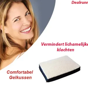 Totale ontspanning en een heerlijk welzijnsgevoel met dit Gelkussen