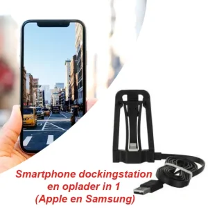 Smartphone dockingstation en oplader in 1 (Apple en Samsung)