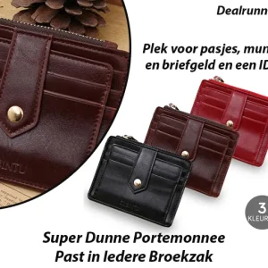 Super Dunne Portemonnee Past in Iedere Broekzak