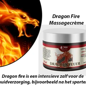 2-Potten Dragon Fire Massagecrème Plus Menthol Eucalyptus 30ml