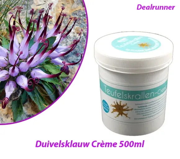 2-Potten Duivelsklauw Crème 500ml - Afbeelding 2