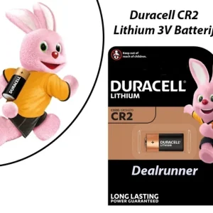3-Stuks Duracell CR2 Lithium 3V Batterijen