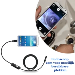 Endoscoop camera voor moeilijk bereikbare plekken (2M)