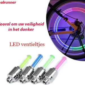 2-Stuks LED Verlichting voor Ventieltjes! Veilig en Opvallend