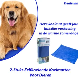 2-Stuks Zelfkoelende Koelmatten Voor Dieren