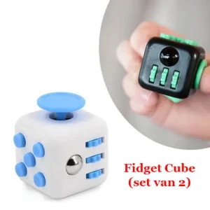 Geen stress met de Fidget Cube (2 stuks)