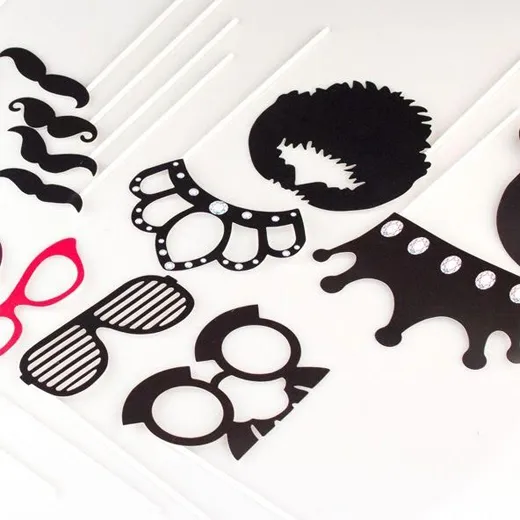 Foto accessoires voor leuke foto’s 17-delige set - Afbeelding 3