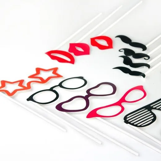 Foto accessoires voor leuke foto’s 17-delige set - Afbeelding 5